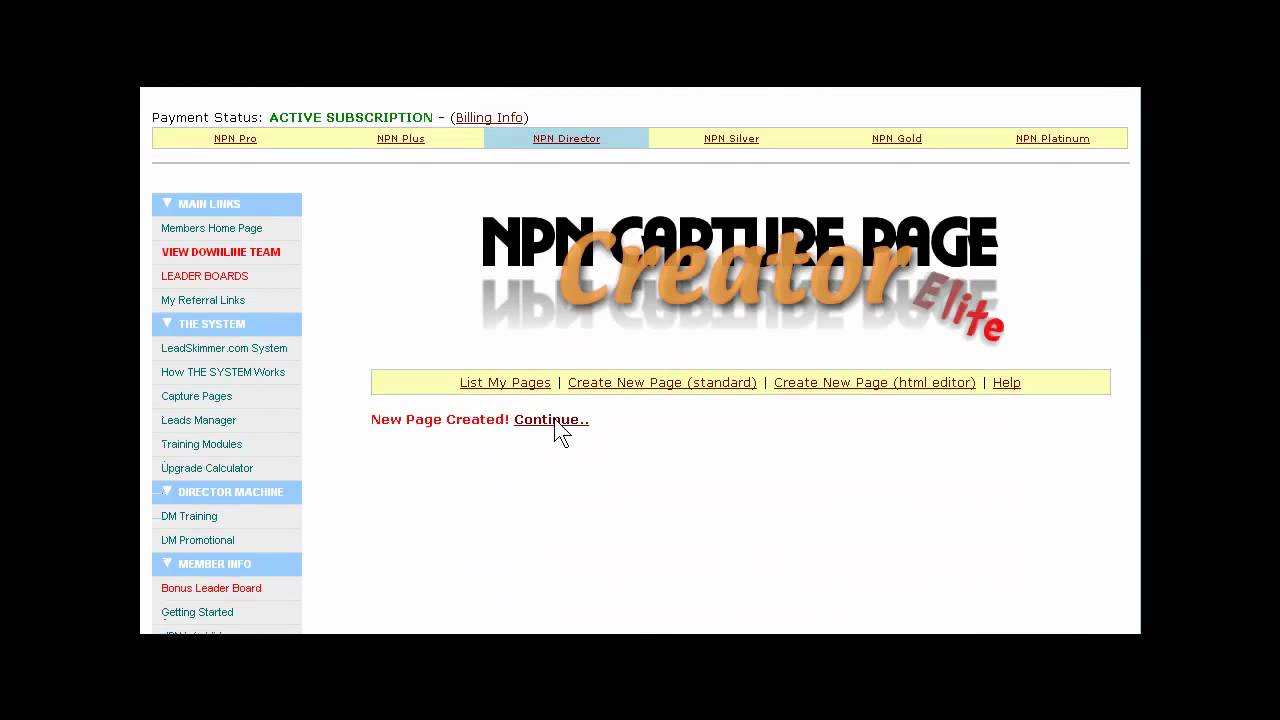 NPN Capture Page Creator - Video1