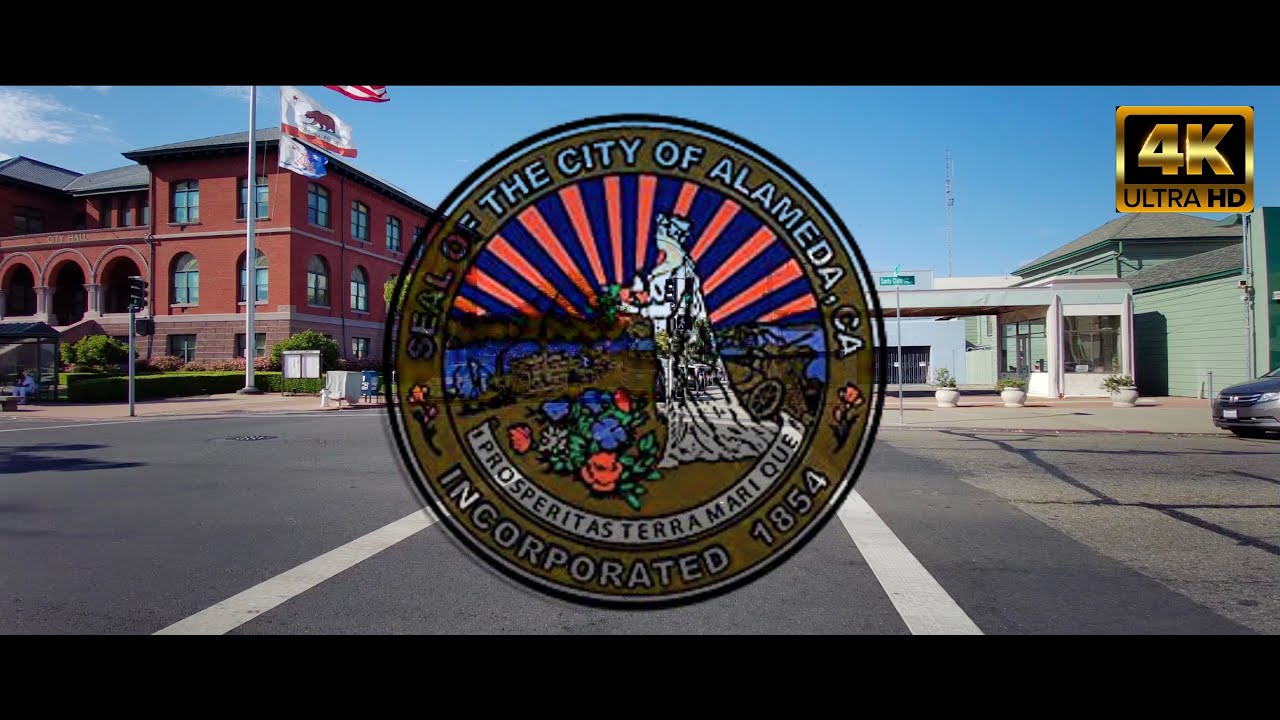 🇺🇸  Alameda, CA - Downtown - 4K ASMR Walking Tour