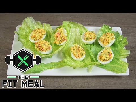 Easy Deviled Eggs (Macronutrients in video)