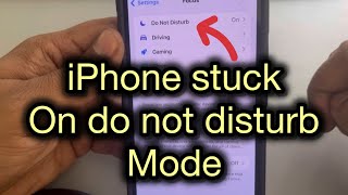 iPhone stuck on do not disturb mode : Fix Resimi