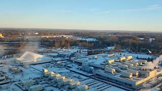 January 24, 2021 turning stone casino and resort view from room 1617