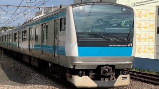 JR根岸線本郷台駅の電車。(4)