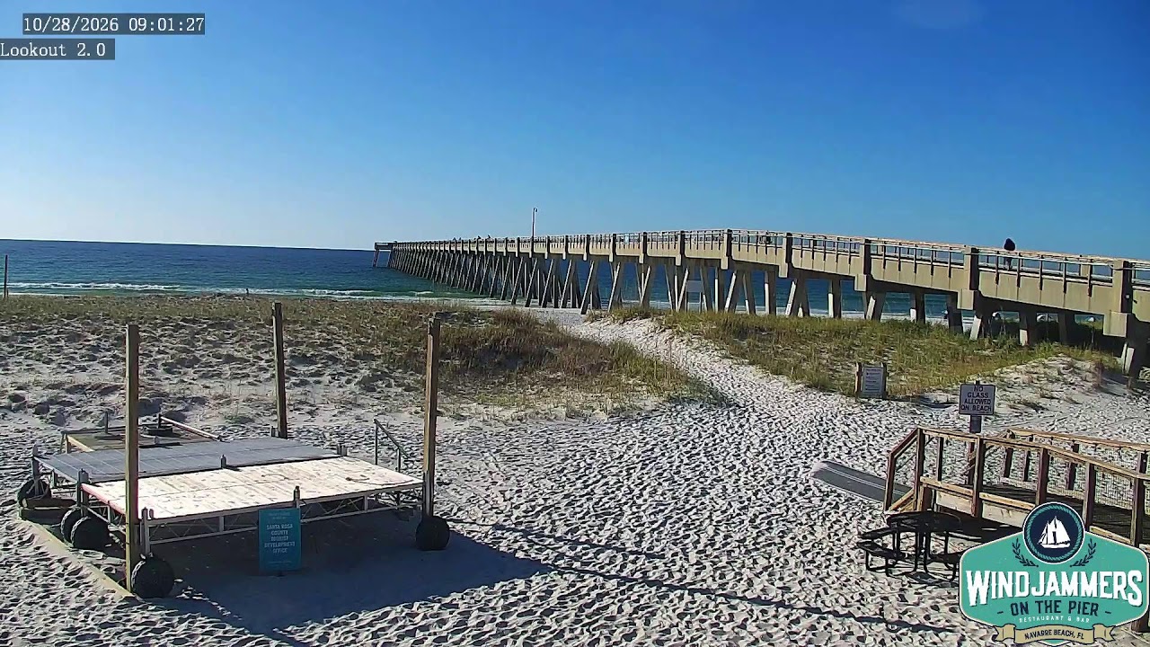Navarre Beach Pier Live Camera — Navarre, FL live camera thumbnail