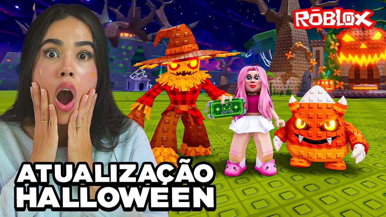 NOVA ATUALIZAÇÃO HALLOWEEN EM ROUBE UM OVO NO ROBLOX