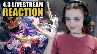 genshin 4.3 looks AMAZING (livestream reaction)