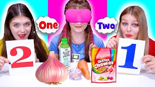 ASMR One or Two Food Challenge! | Eating Sounds By LiLiBu