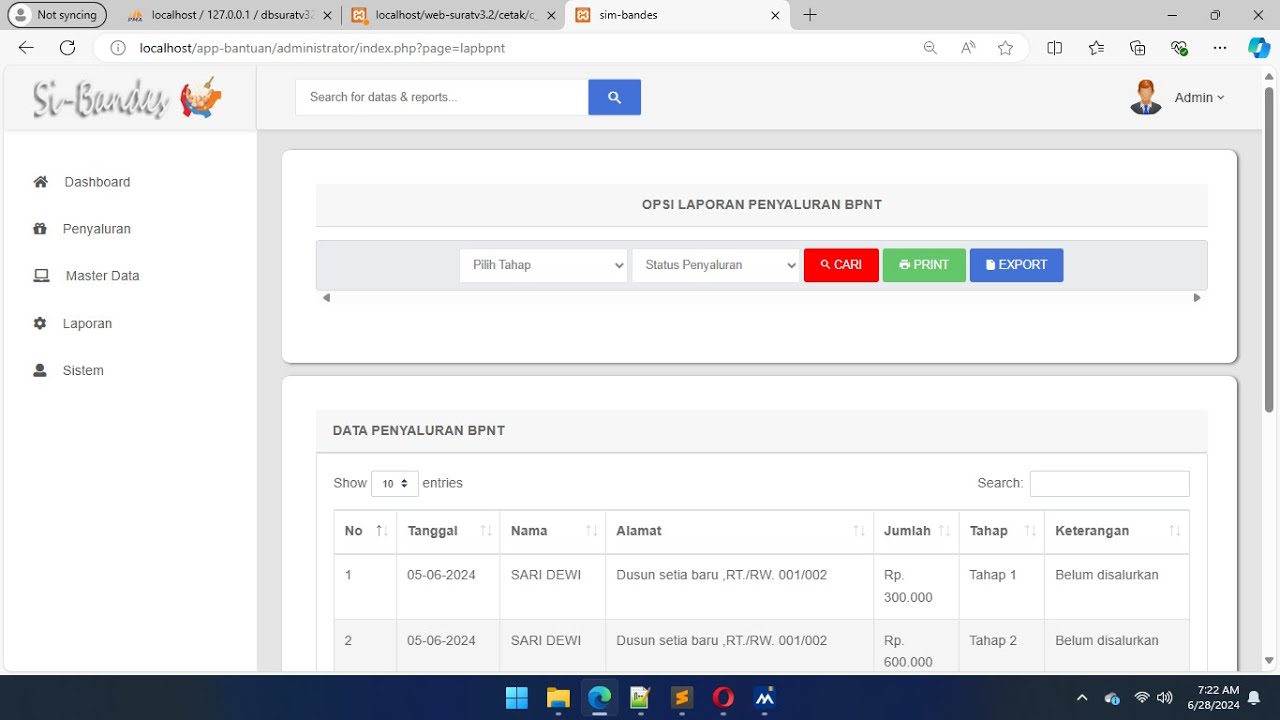 Web Aplikasi Bantuan Desa (Sistem Informasi Penyaluran Bantuan Desa ...