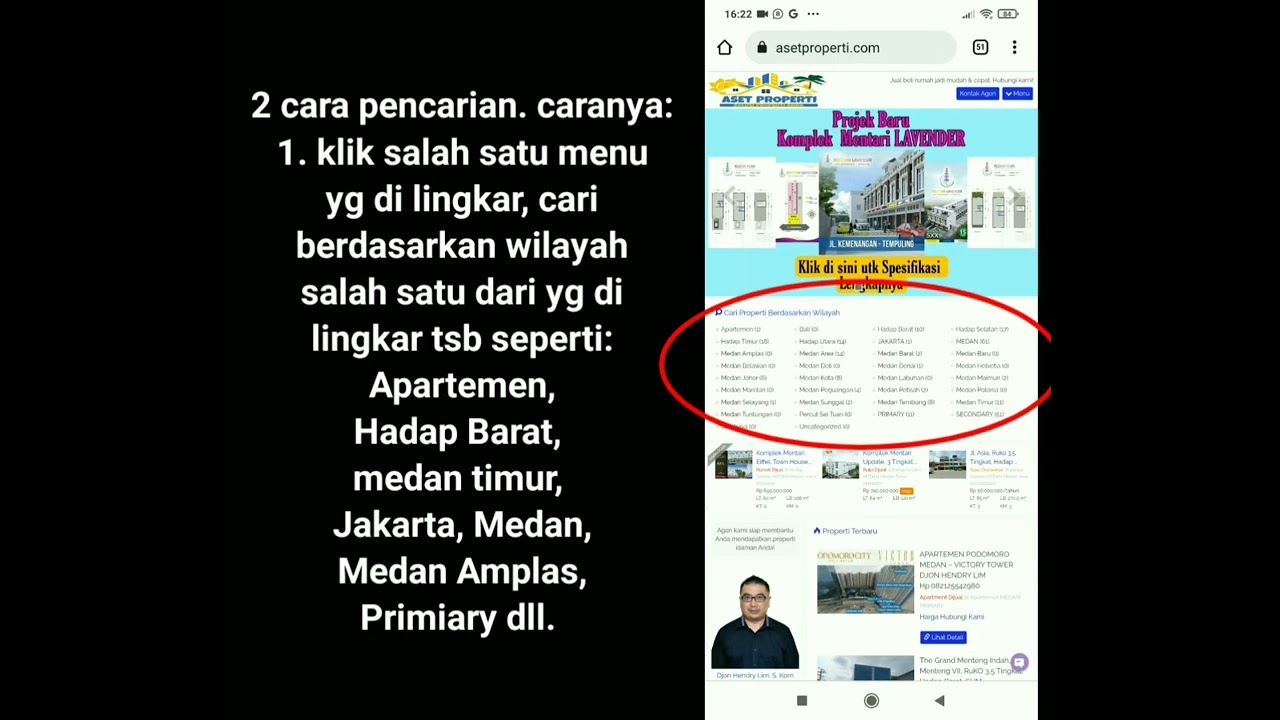 Cari properti di website www.asetproperti.com Hub. HP/WA: 082125542980 @aset properti @asetproprti