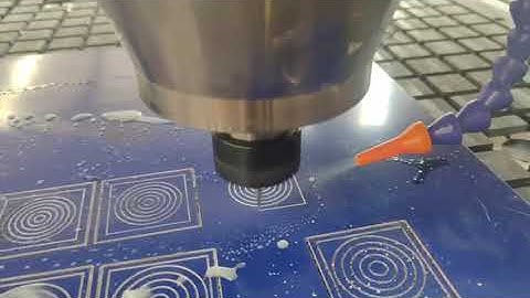 Acctek woodworking cnc router with oil mist cooling system