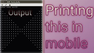How to print a butterfly shape using the C programming language