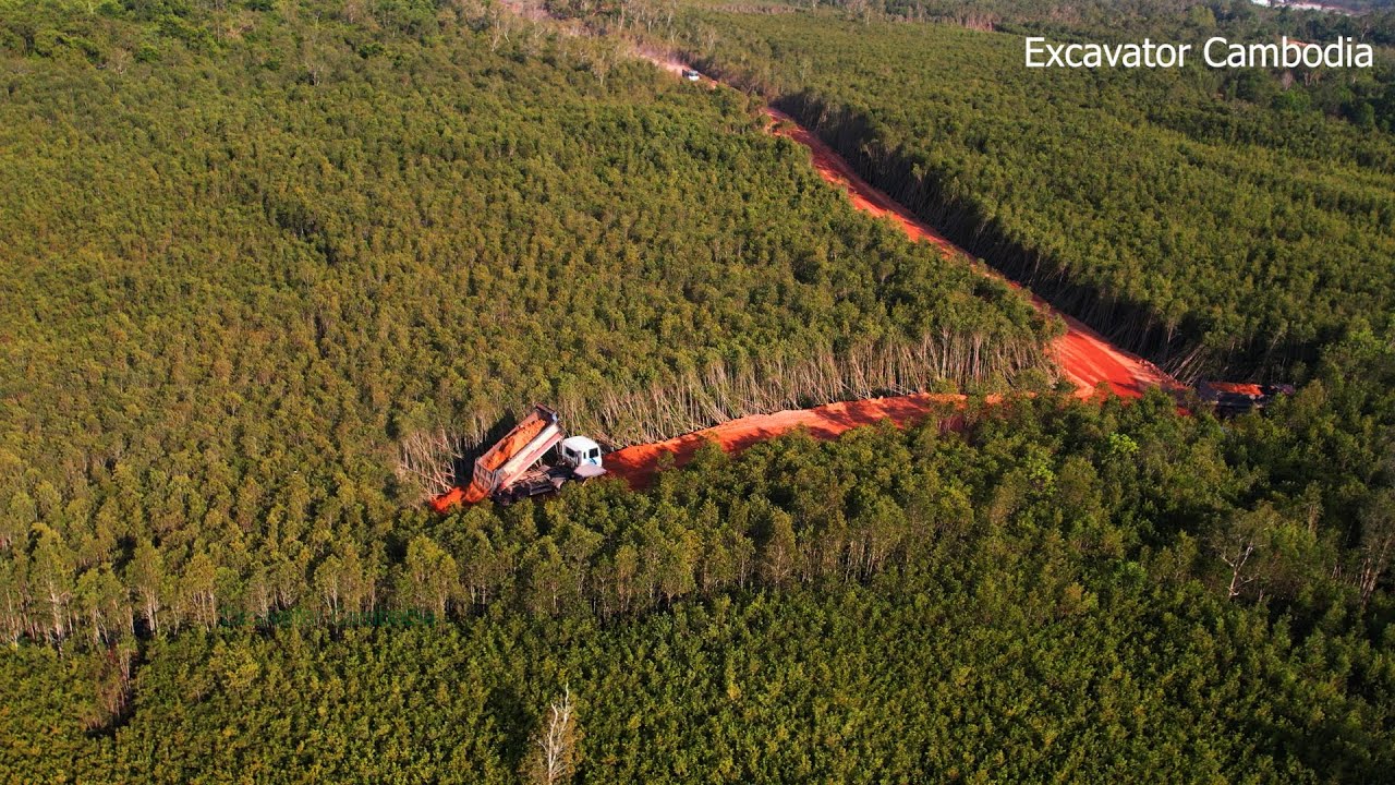Great Project Farm Road Construction Techniques Bulldozer Pushing Soil