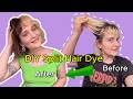 DIY Split Hair Dye Transformation