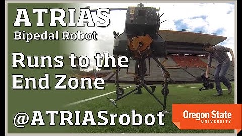 ATRIAS Robot: Runs to the End Zone