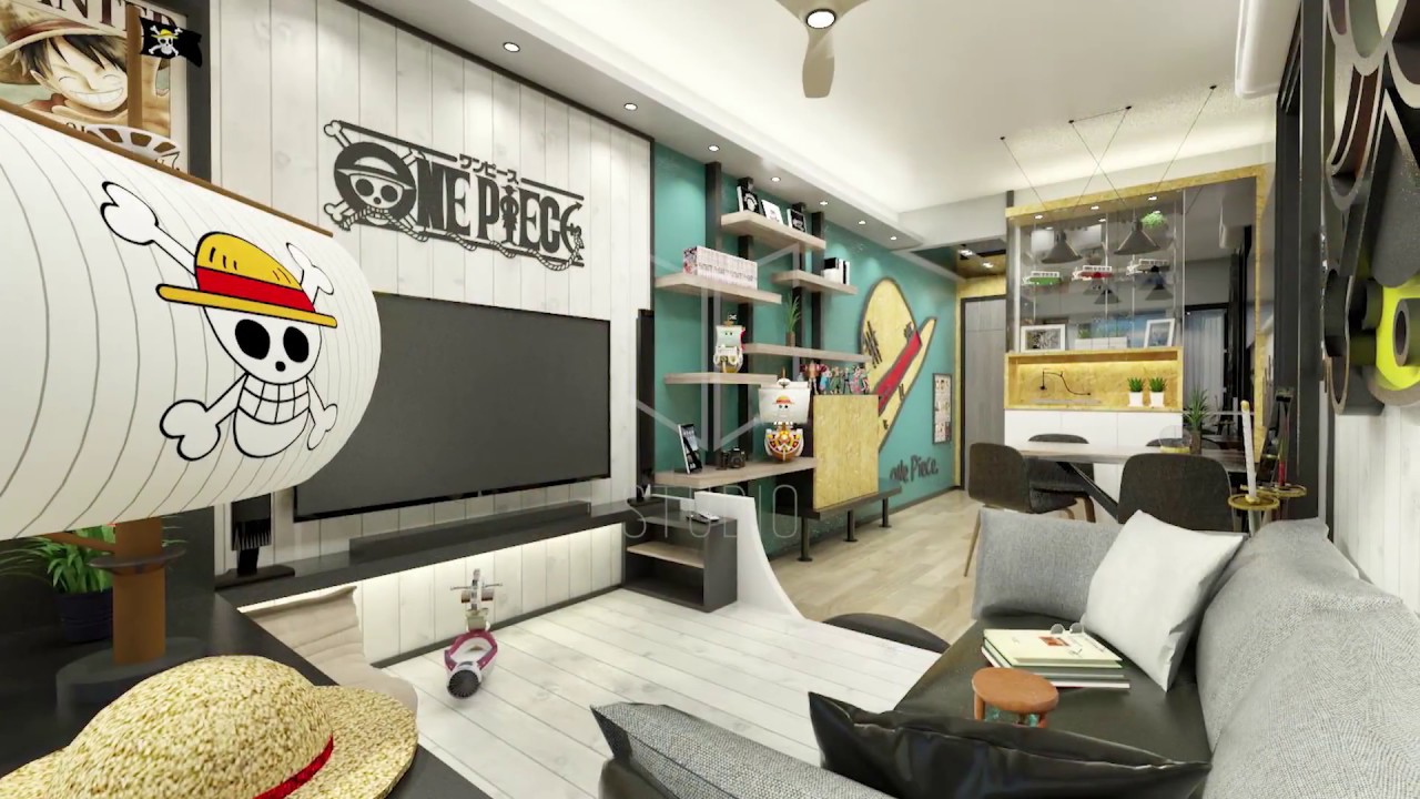 靚太睇樓團 One Piece狂迷設計師的海賊王部屋3d草圖畫出烈陽號 香港經濟日報 Topick 休閒消費 D