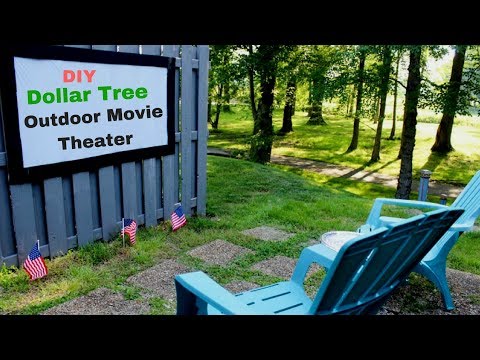 dollar-tree-diy-outdoor-movie-theater-|-projection-screen-(-2018)