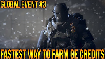 THE DIVISION 1.8 - FASTEST WAY TO FARM GE CREDITS - GLOBAL EVENT 3 | HOW DO YOU BUY GE CACHES