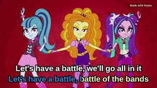 Let's Have a Battle (of the Bands) - The Dazzlings (KARAOKE)