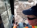 Deep sewer excavation