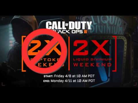 FINALLY!!! Double Liquid Divinium Weekend Black ops 3 Zombies