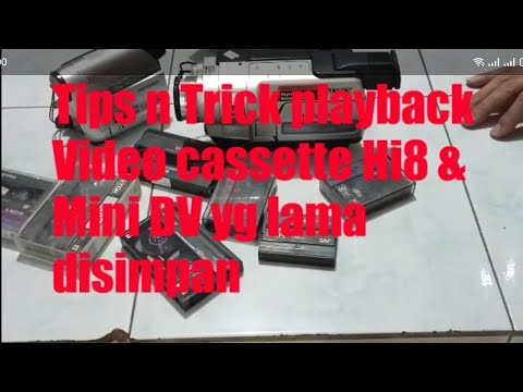 Video: Bagaimana cara melepas kaset dari Sony Handycam?