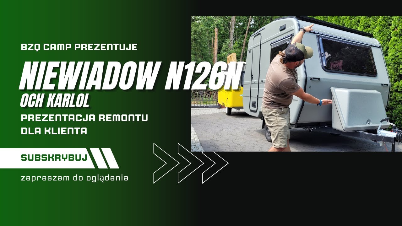 Niewiadow N126N czyli eNka podsumowanie remontu #remontprzyczepy #camperrenovation