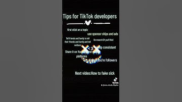 Tips for TikTok developers