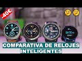 ¿Merecen la pena los RELOJES INTELIGENTES económicos? | Comparativa de Smartwatch de -40€