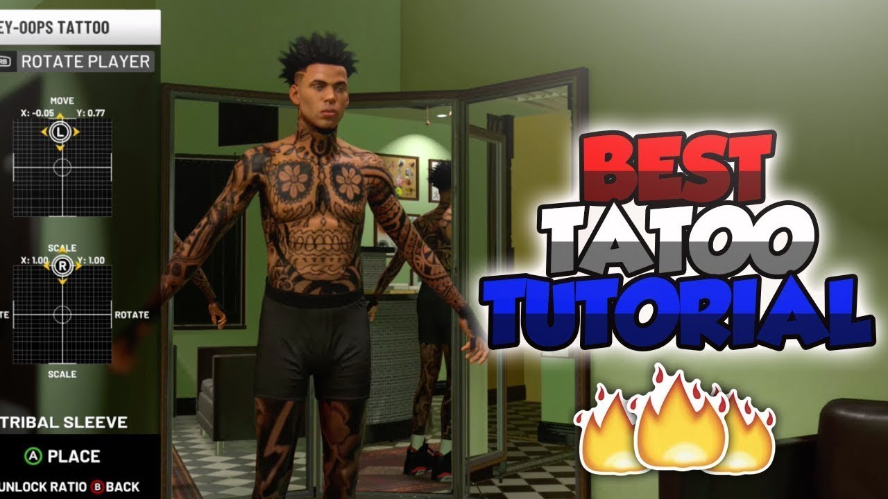 nba 2k17 tattoo tutorial