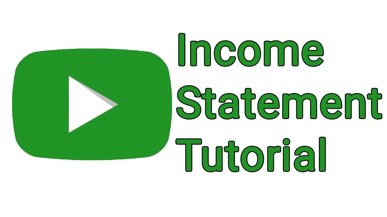 simple income statement tutorial profit and loss statement simple income statement