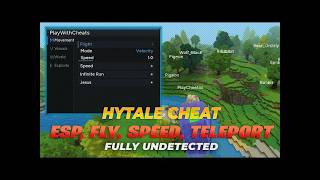 Hytale Cheats / Hacks - FLY HACK, SPEED HACK, ESP, TELEPORT