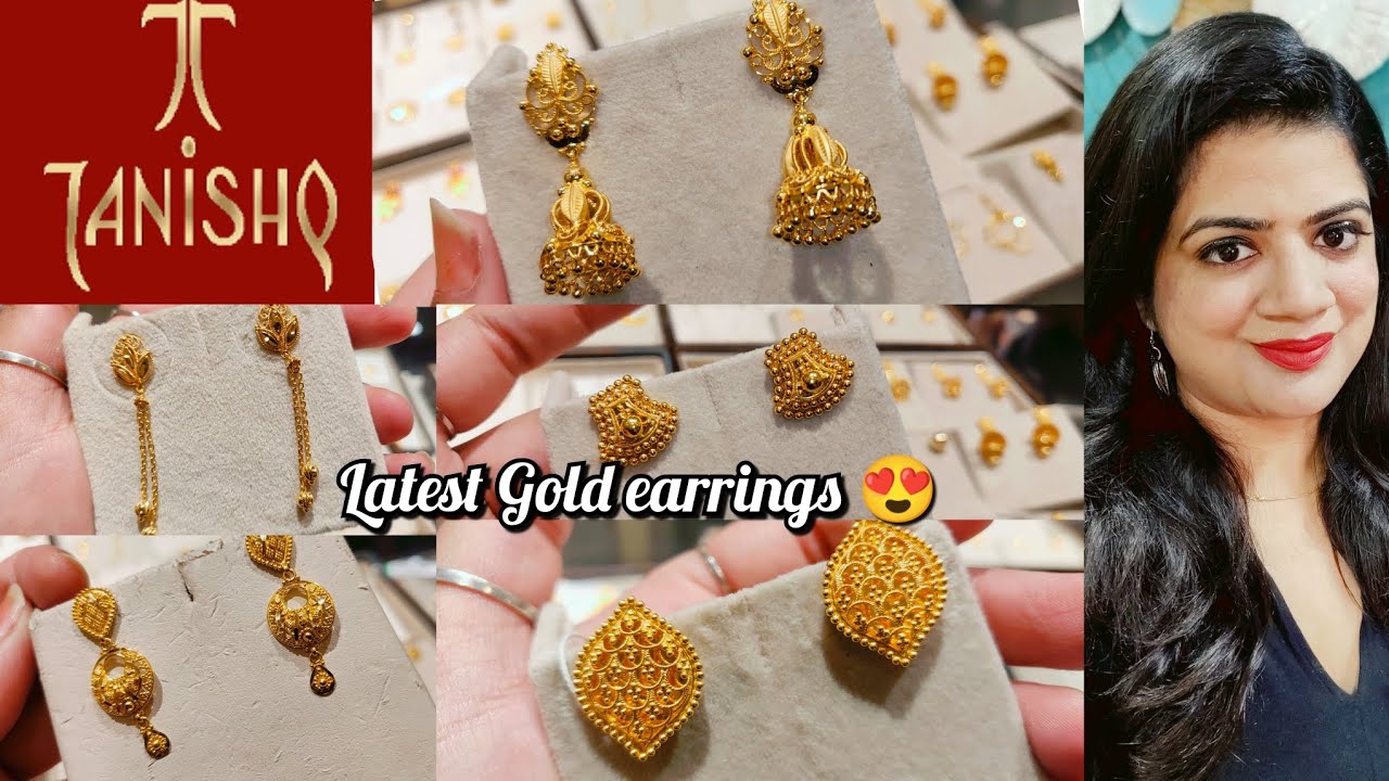 Regal Gold Stud Earrings