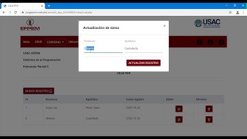 Demostración CRUD POO PHP