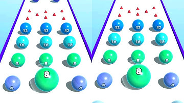 Ball Merge 2048 ! All Levels Gameplay Walkthrough Android, iOS