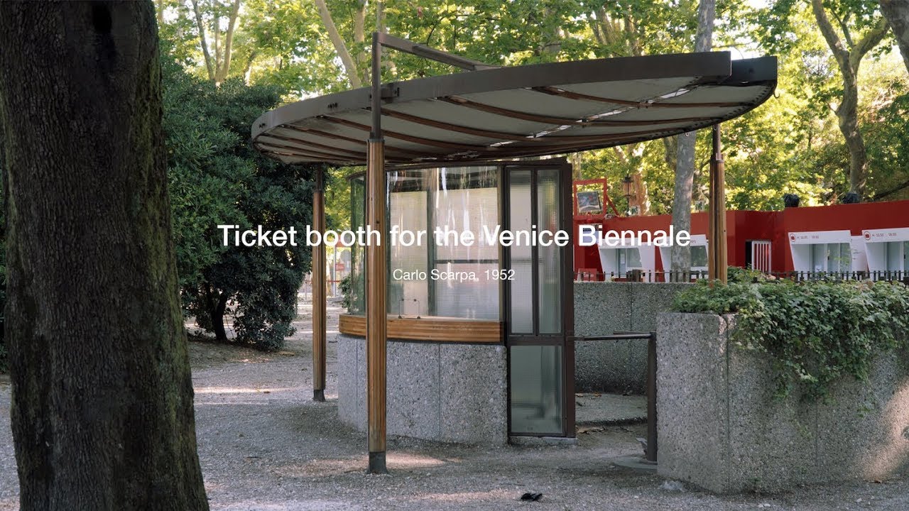 Ticket Booth For The Venice Biennale I Carlo Scarpa Youtube