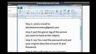 How to Hack a Xbox Live Account 2015-16 [STILL WORKING] [NOT PATCHED]