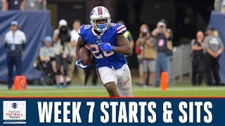 Week 7 FANTASY FOOTBALL STARTS and SITS | Full Episode | Fantasy Football Today