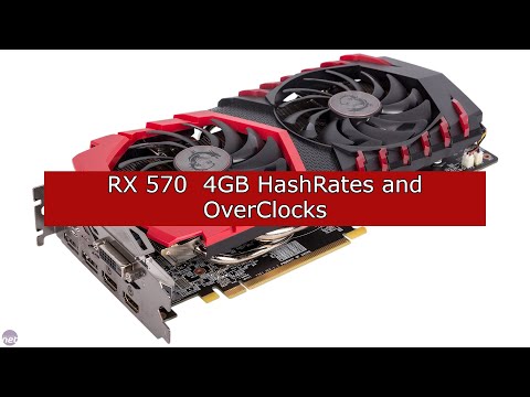 RX 570 4GB HashRates And OverClock Settings!!! ??? - Raven Coin