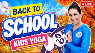 🔴 LIVE: Back to School Yoga for Kids! 🏫 | Pebbles, Skippy & More screenshot 2