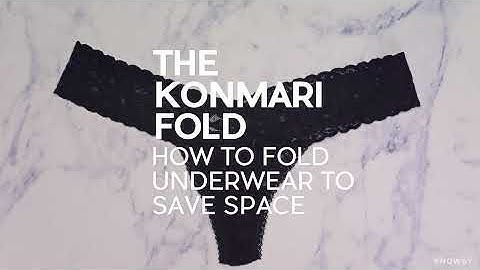How to Fold Underwear Using the KonMari Method