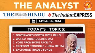 24th March 2024 Current Affairs | The Analyst | Daily Current Affairs | Current Affairs Today