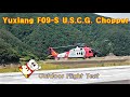 05. Yuxiang F09-S U.S.C.G. Helicopter : Outdoor Flight Test in the stormy.