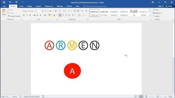 How make circled letters in Word: How to Add Circle Outside of Any Character in Word