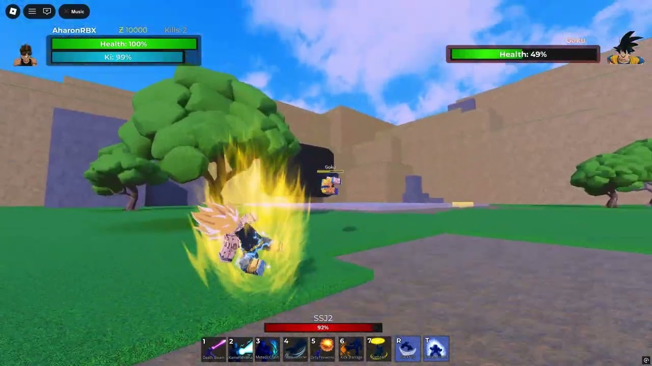 SSJ2 NEW DRAGON BALL ROBLOX GAME