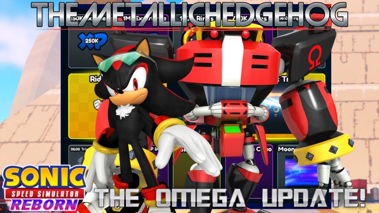How to Unlock Omega and Riders Shadow in Sonic Speed Simulator! (Update ...