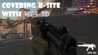 Covering B-Site With An MP5-SD (Dust II Casuals)