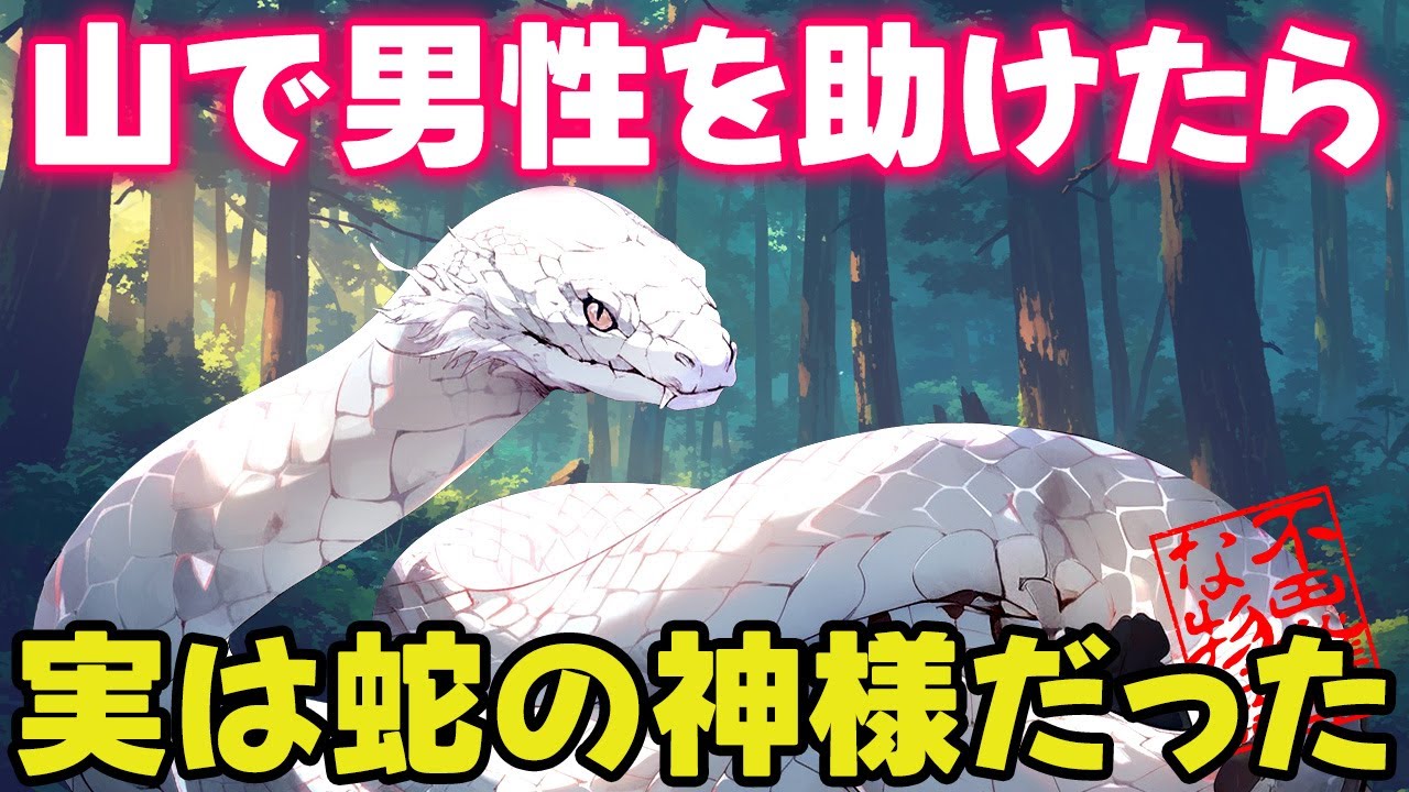 【不思議な話】山で倒れていた男性を助けて看病したら蛇の神様だった【ゆっくり】
