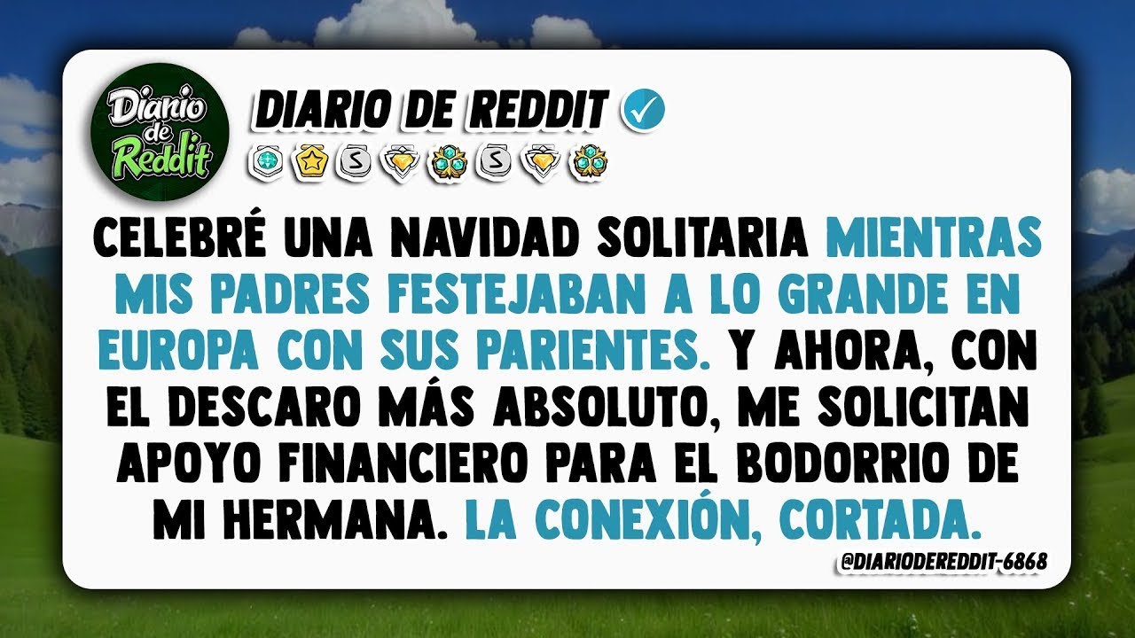 La Navidad brilló en Europa, pero se apagó en mi corazón  Mis padres celebraban con la familia, y