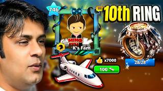 NEW 100 CASH JET GIFT! And FINALLY… 10 RINGS on CRAZY TABLE! – 8 BALL POOL screenshot 5