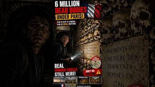 Title😨6 Million Dead☠️ Bodies Hidden Under Paris 🇫🇷#shorts #short #shortvideo #shortsfeed #usashorts