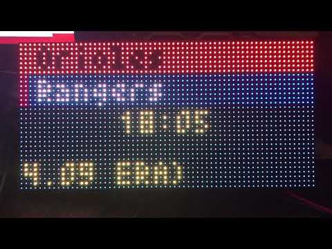 MLB Scoreboard Using Raspberry Pi and a P5 LED Panel